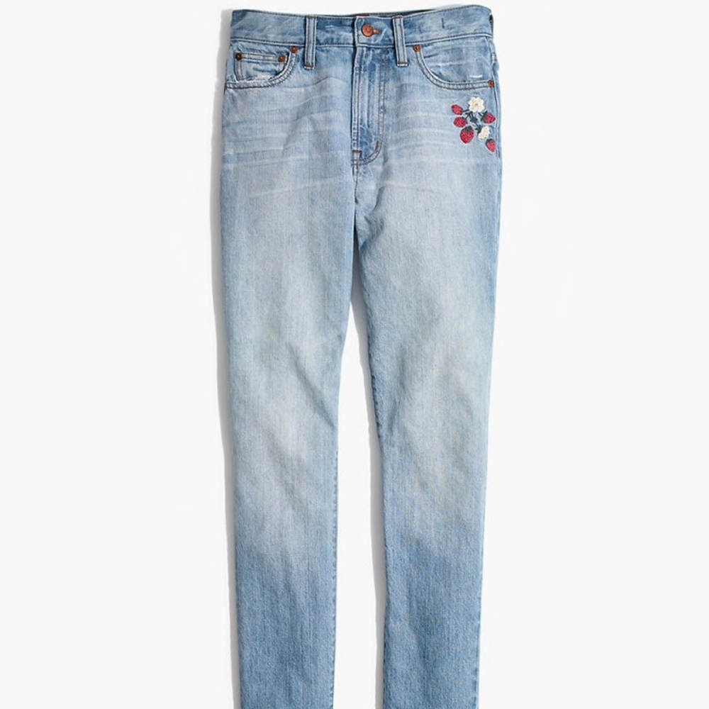 Madewell Strawberry Summer Denim Jeans - Picture 3 of 6